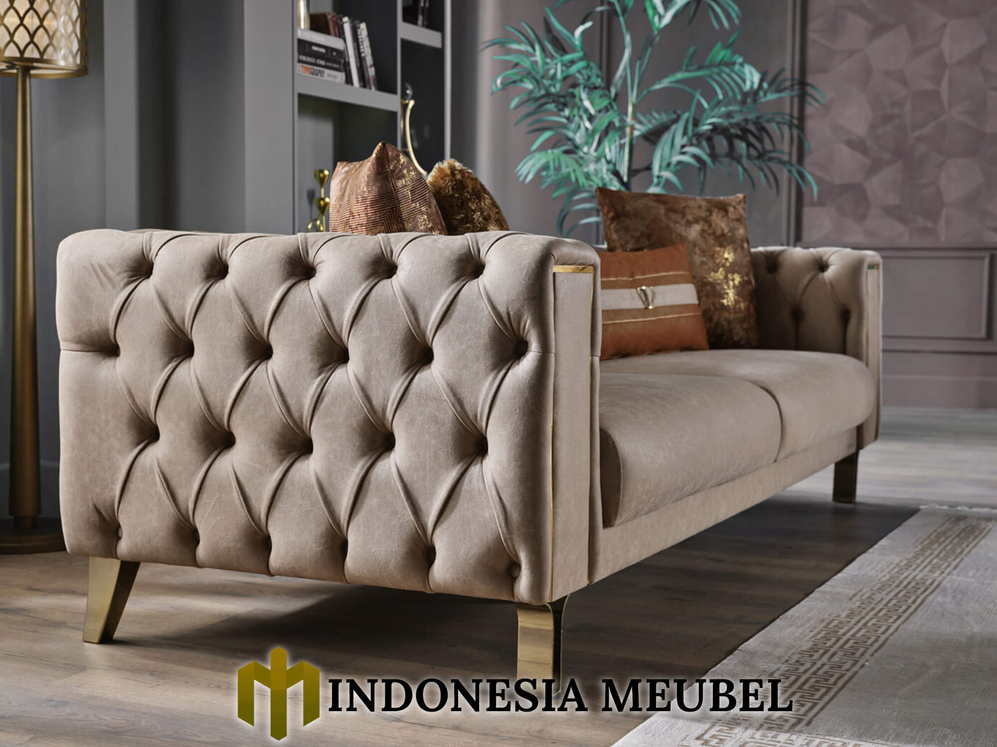 Set Sofa Tamu Minimalis Terbaru Elegant Luxury Stainless IM-0015.2