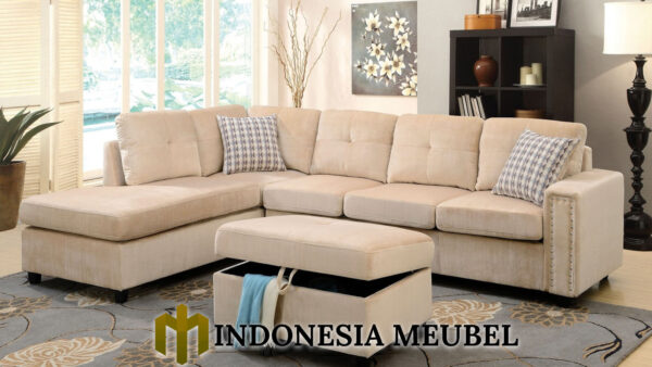 Sofa Sudut Minimalis Kamasean Style With Storage IM-0058