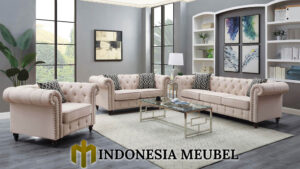 Sofa Tamu Chesterfield Minimalis Modern High Quality Style IM-0056