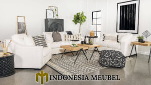 Sofa Tamu Minimalis Terbaru Pure White Elegant IM-0049