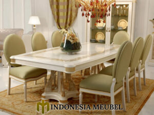 Meja Makan Minimalis Mewah Klasik Luxury Style IM-0124