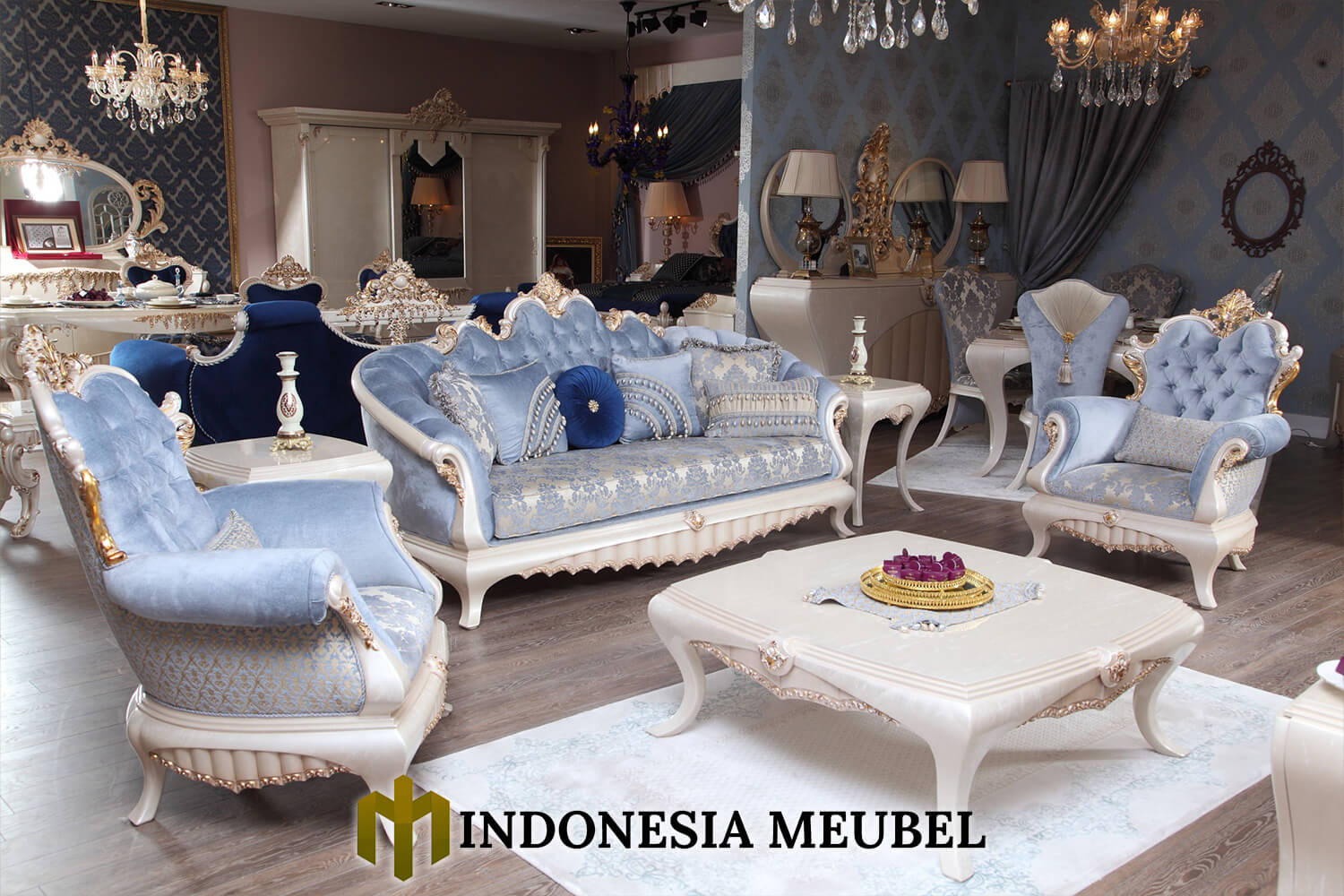 Jual Sofa Tamu Mewah Terbaru Glorious Palace Style IM-0325