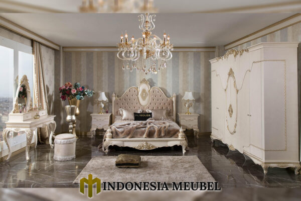Tempat Tidur Mewah Klasik Luxurious Carving Jepara IM-0353