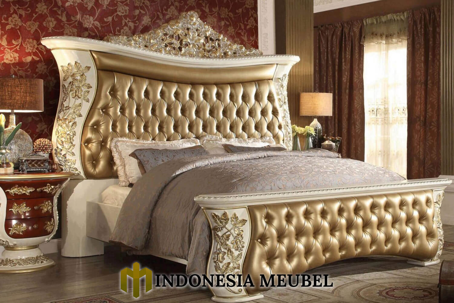 Desain Dipan Mewah Jepara Majestic Kingdom Style IM-0531