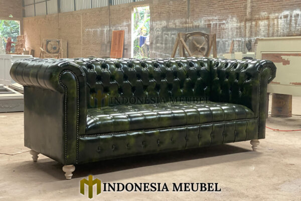 Sofa Chesterfield Minimalis Glorious Green Color IM-0624.1