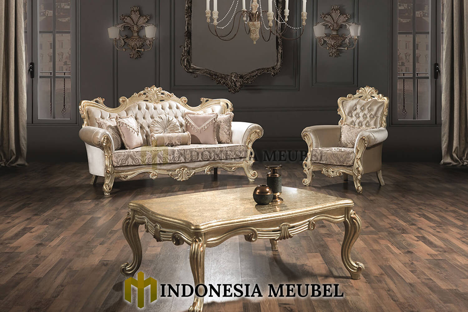 Sofa Tamu Mewah Europe Style Design Classic Luxury IM-0681