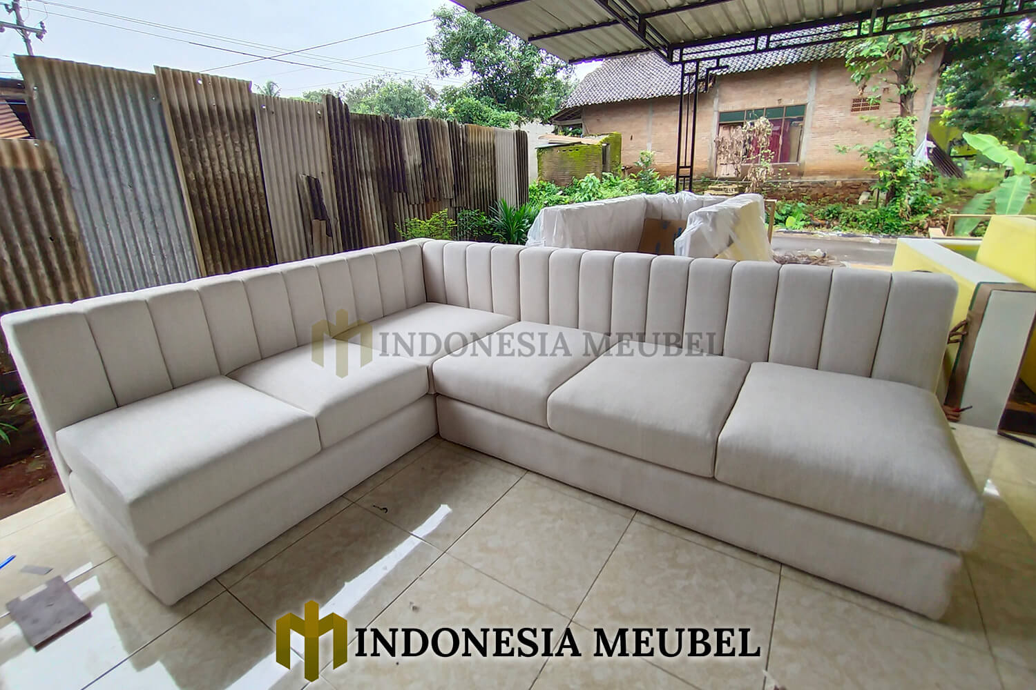 Sofa Tamu Sudut Minimalis Modern Elegant Design IM-0695