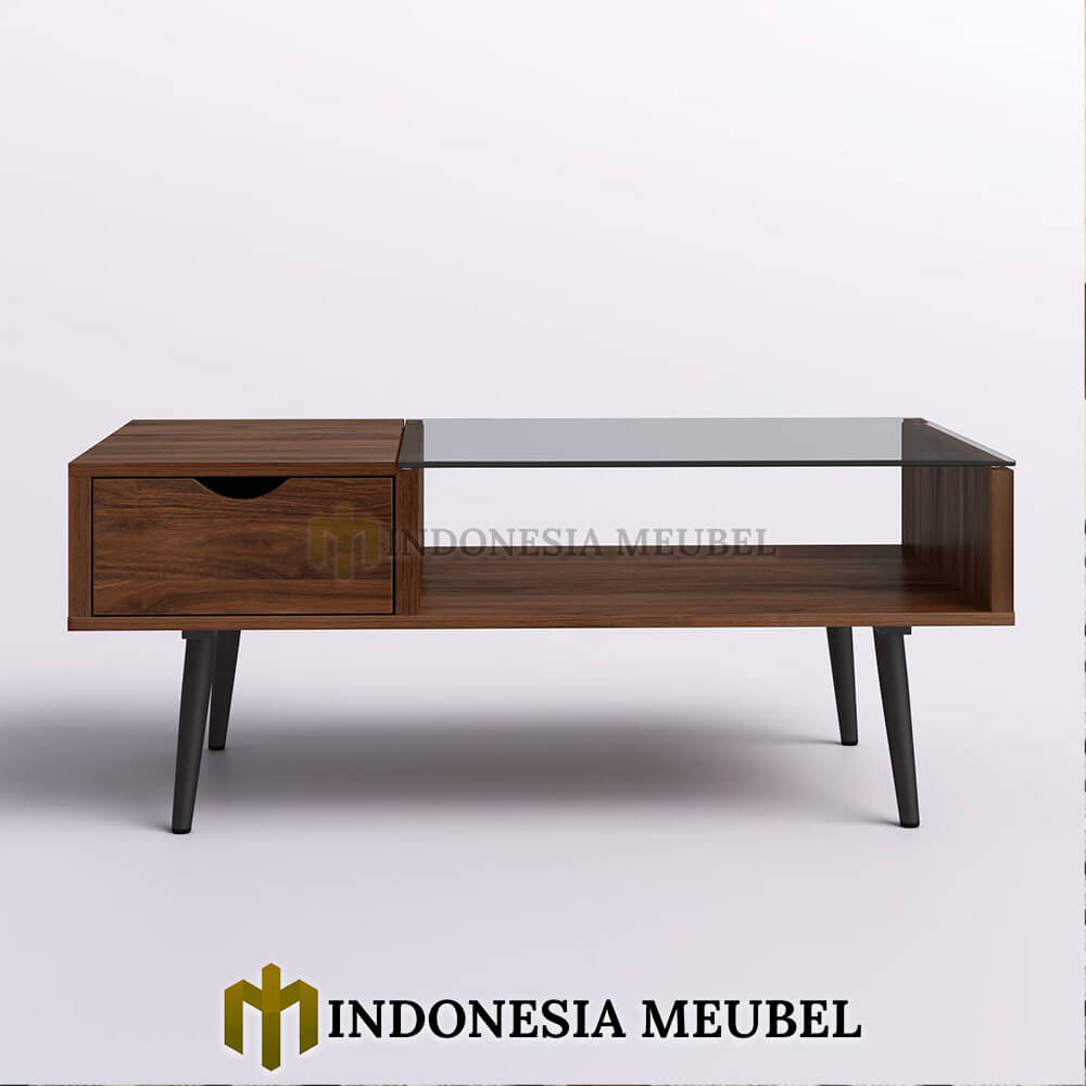 Meja Tamu Jati Minimalis New Vintage Natural Color IM-0000