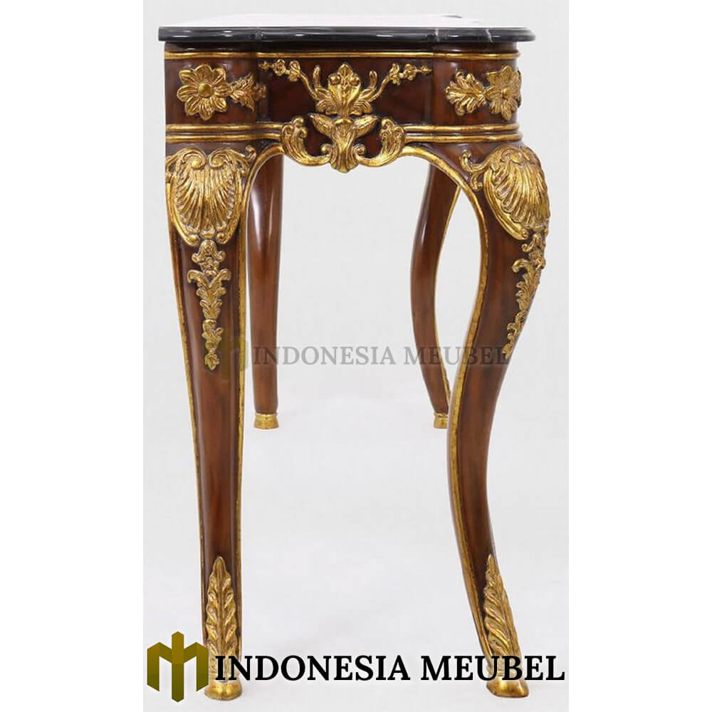 Meja Konsul Mewah Jati Top Nero Marbel New Furniture Indonesia IM-583 3 Meja Konsul Mewah Jati Top Nero Marbel New Furniture Indonesia IM-583.2