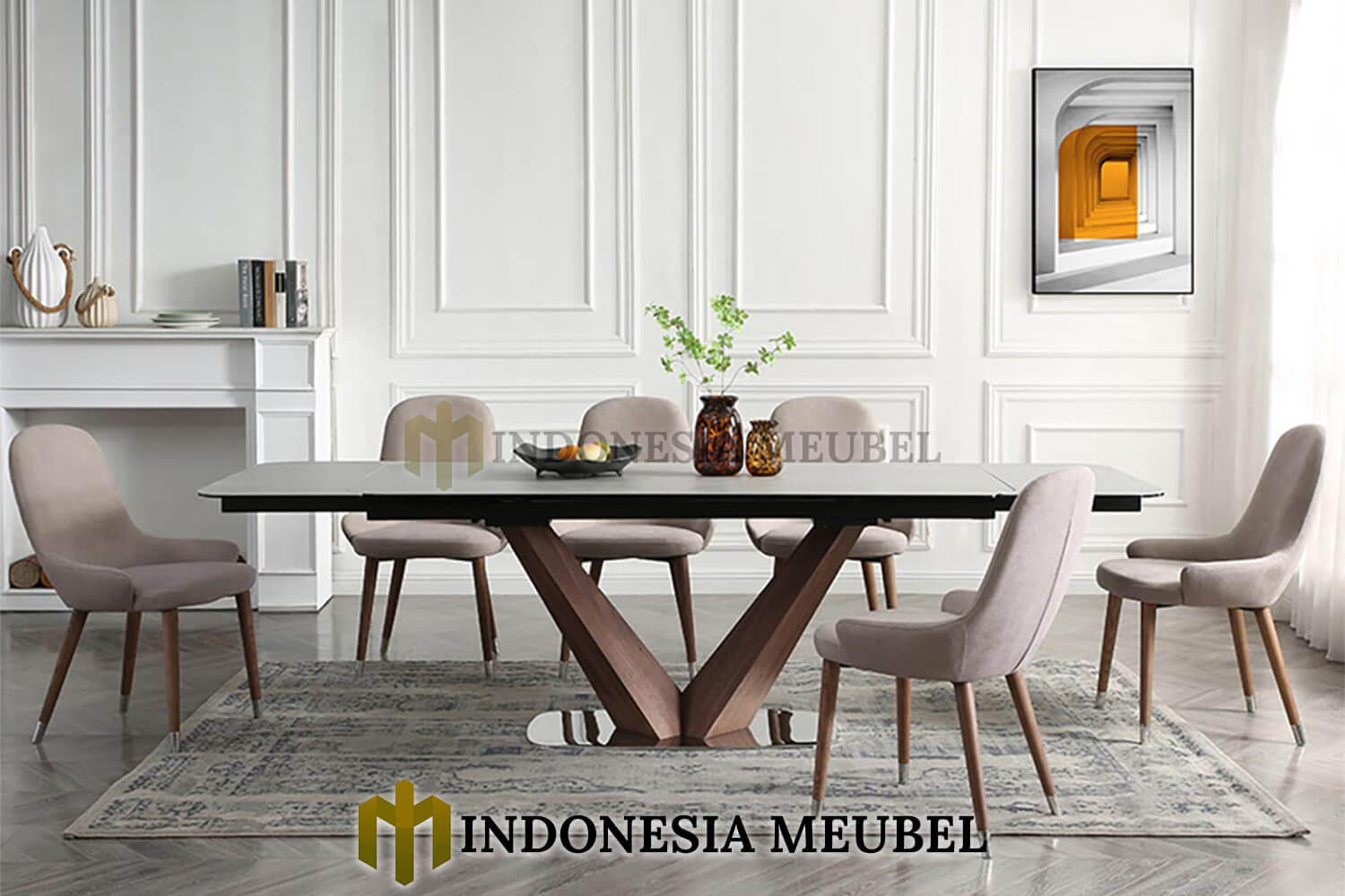 Meja Makan Minimalis Modern Beauty Concept Simple Interior Design IM-565