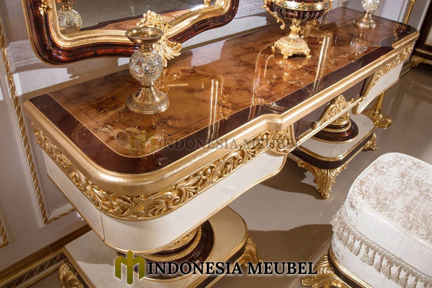 Meja Rias Mewah Klasik Turkish Style Luxury Carving IM-593 2 Meja Rias Mewah Klasik Turkish Style Luxury Carving IM-593.1
