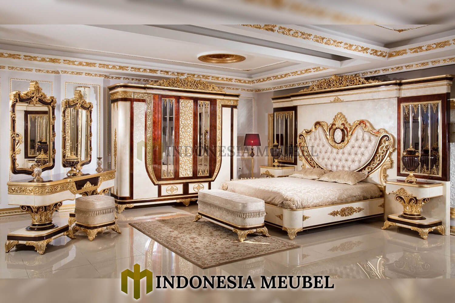 Meja Rias Mewah Klasik Turkish Style Luxury Carving IM-593 3 Meja Rias Mewah Klasik Turkish Style Luxury Carving IM-593.2