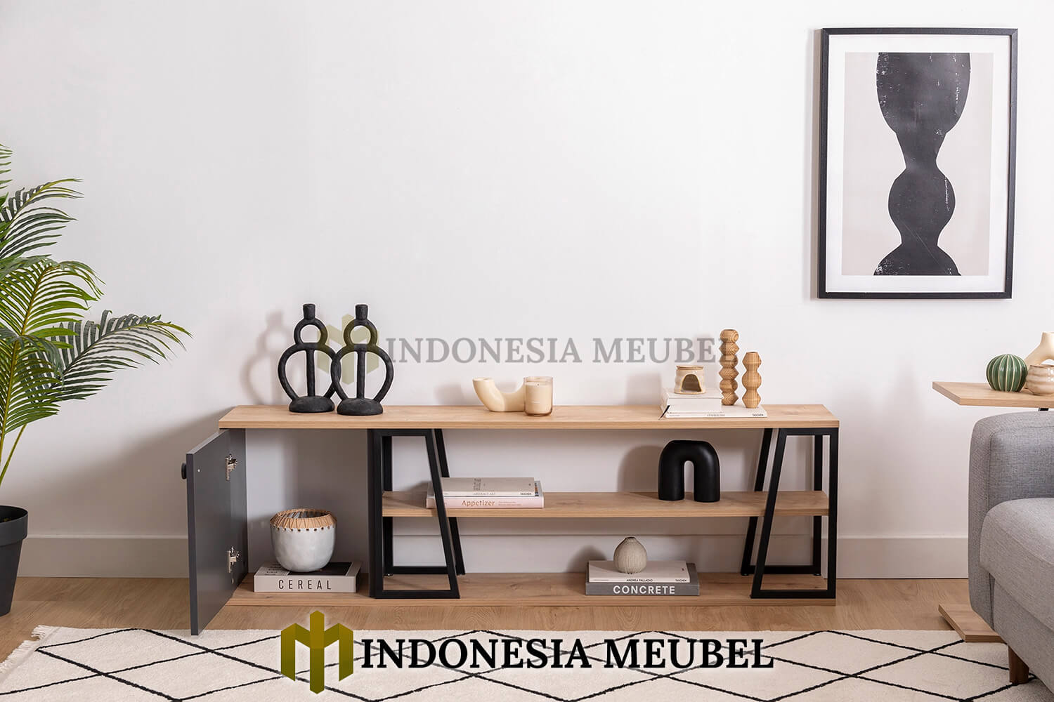 Meja TV Minimalis Terbaru Rangka Besi Simple Style IM-638 2 Meja TV Minimalis Terbaru Rangka Besi Simple Style IM-638.1