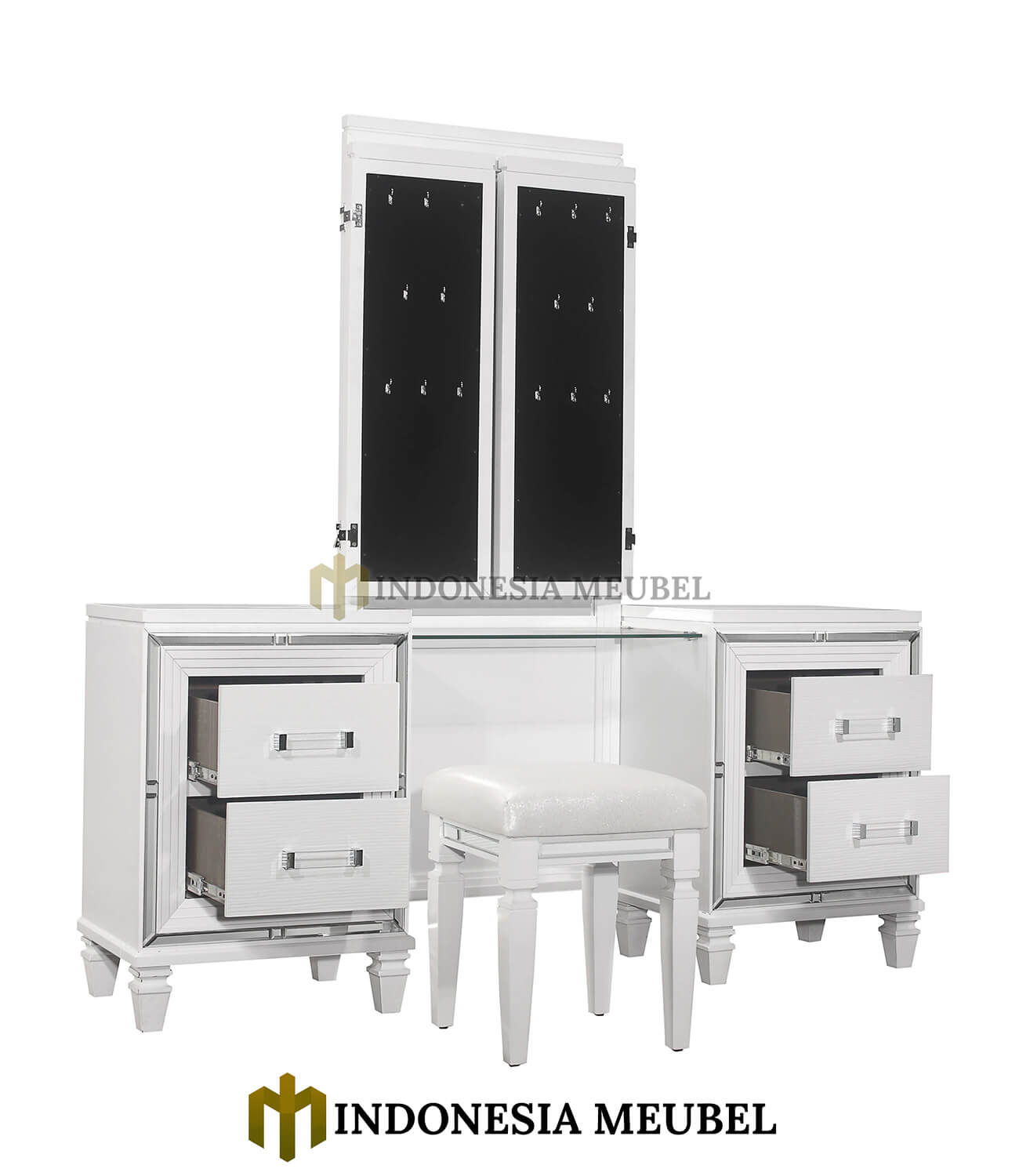 Harga Meja Rias Minimalis Jepara Putih Duco Modern Type IM-707 3 Harga Meja Rias Minimalis Jepara Putih Duco Modern Type IM-707.2