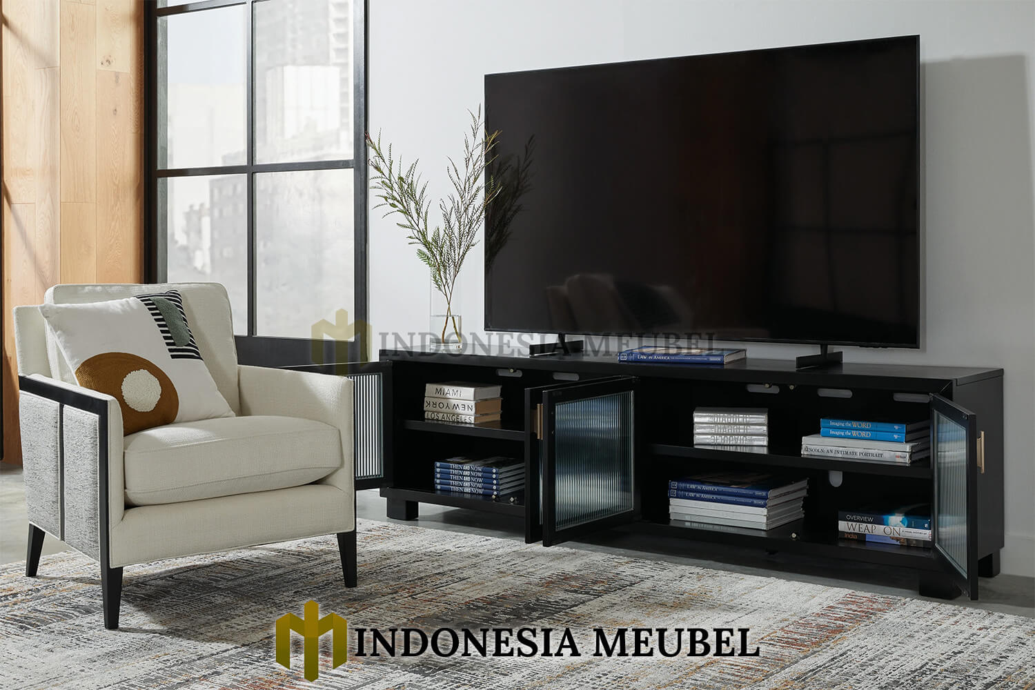 Model Meja TV Minimalis Jepara Simple Interior Desain Living Room IM-697