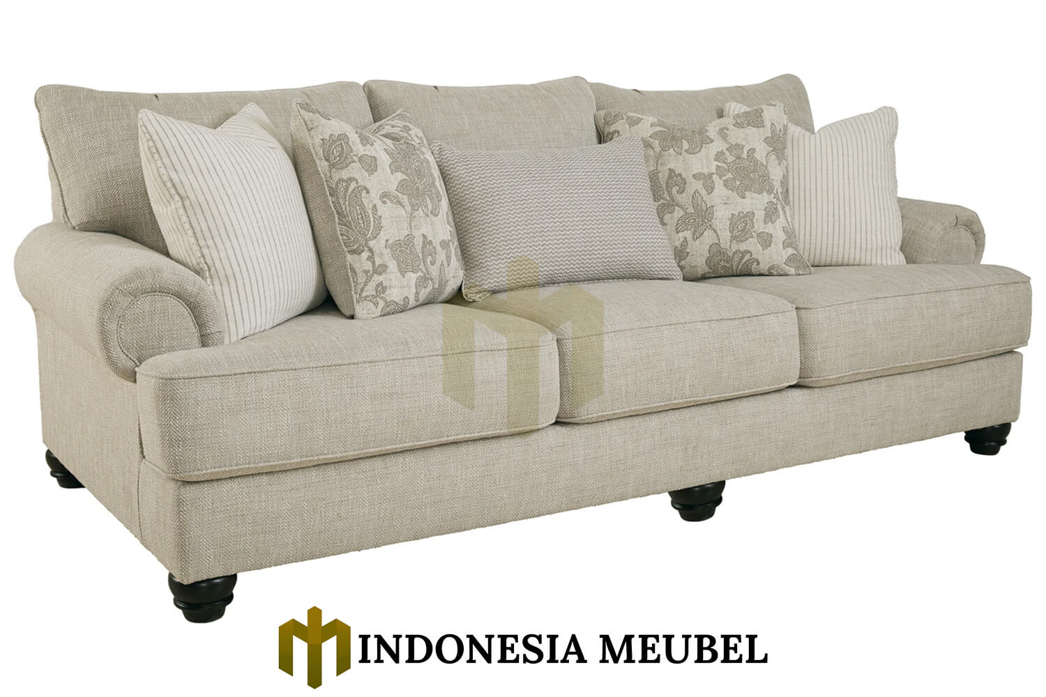 Sofa Ruang Tamu Minimalis Klasik Kayu Jati Luxury Model IM-740