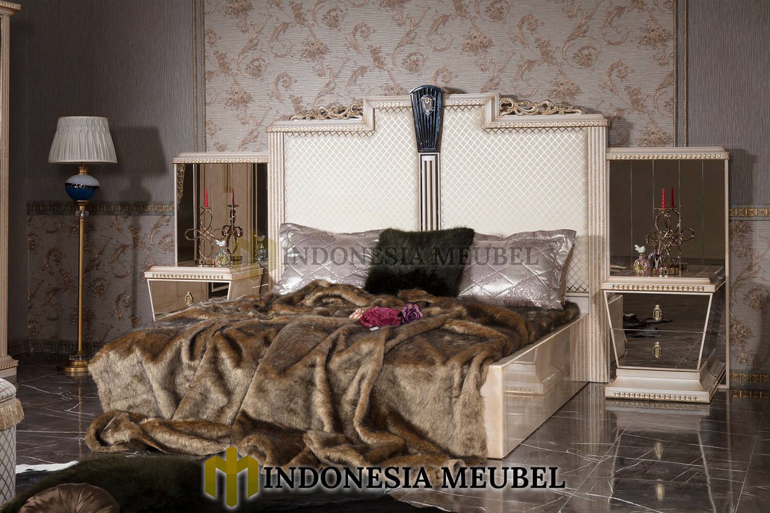 Tempat Tidur Mewah Minimalis Elegant Interior Design IM-681 2 Tempat Tidur Mewah Minimalis Elegant Interior Design IM-681.1