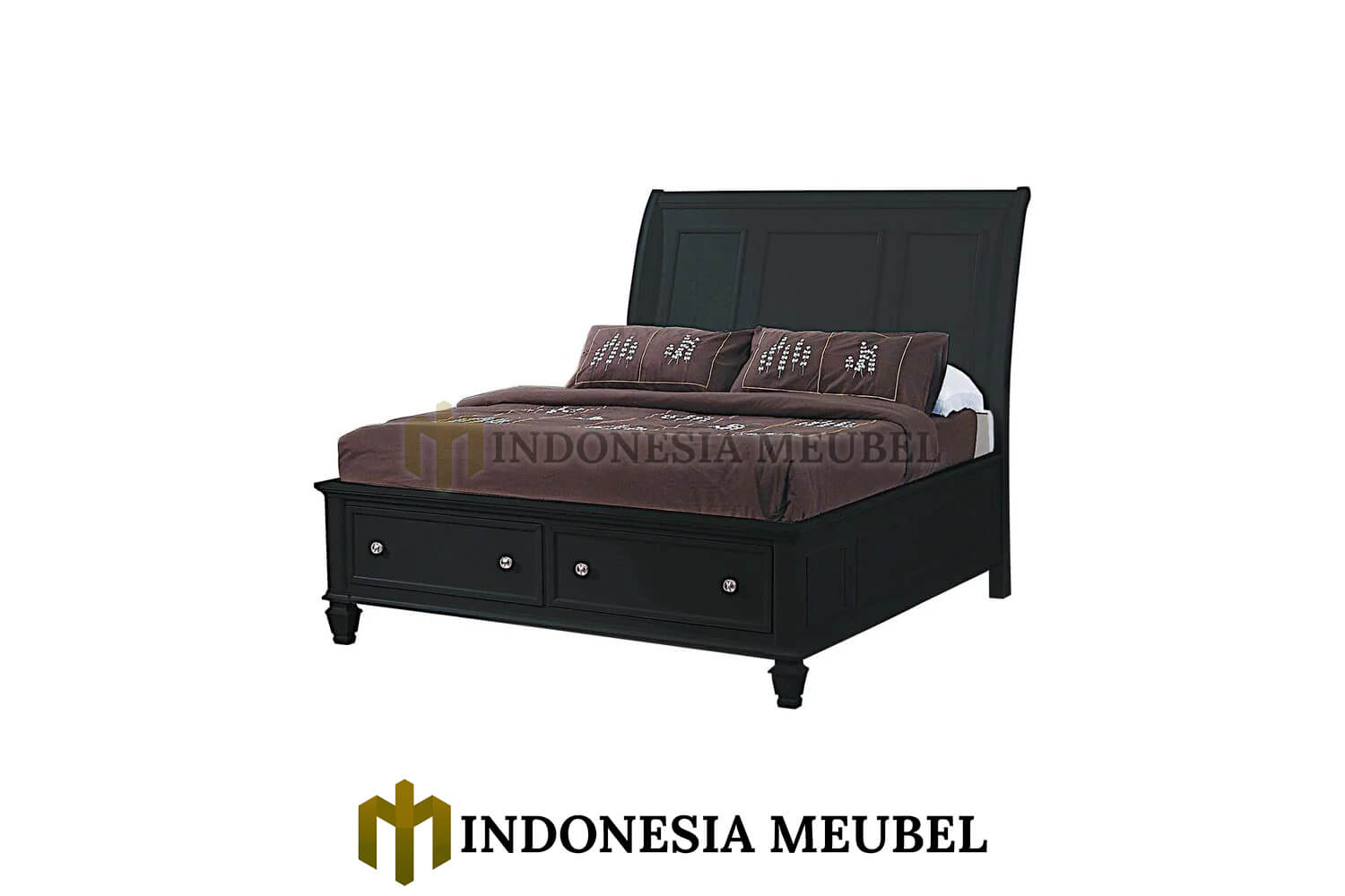 Tempat Tidur Minimalis Model Laci Solid Black Duco New Sale IM-685 2 Tempat Tidur Minimalis Model Laci Solid Black Duco New Sale IM-685.1