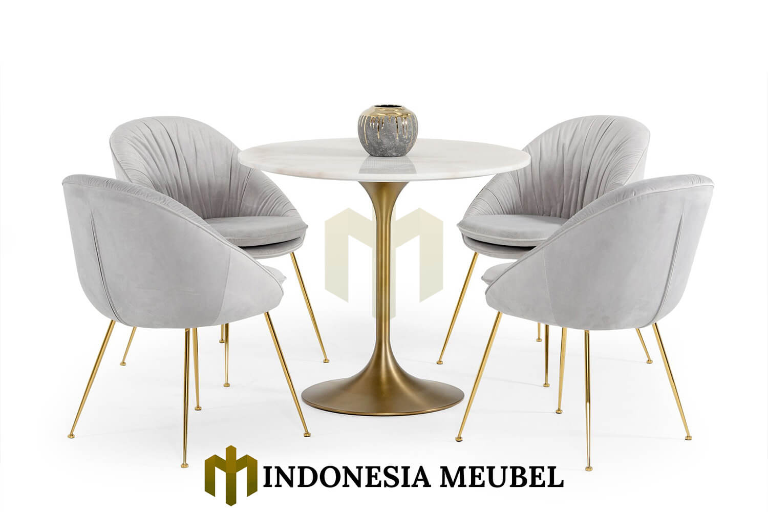 Harga Meja Makan Minimalis Jepara Stainless Luxury Glam IM-820 1 Harga Meja Makan Minimalis Jepara Stainless Luxury Glam IM-820