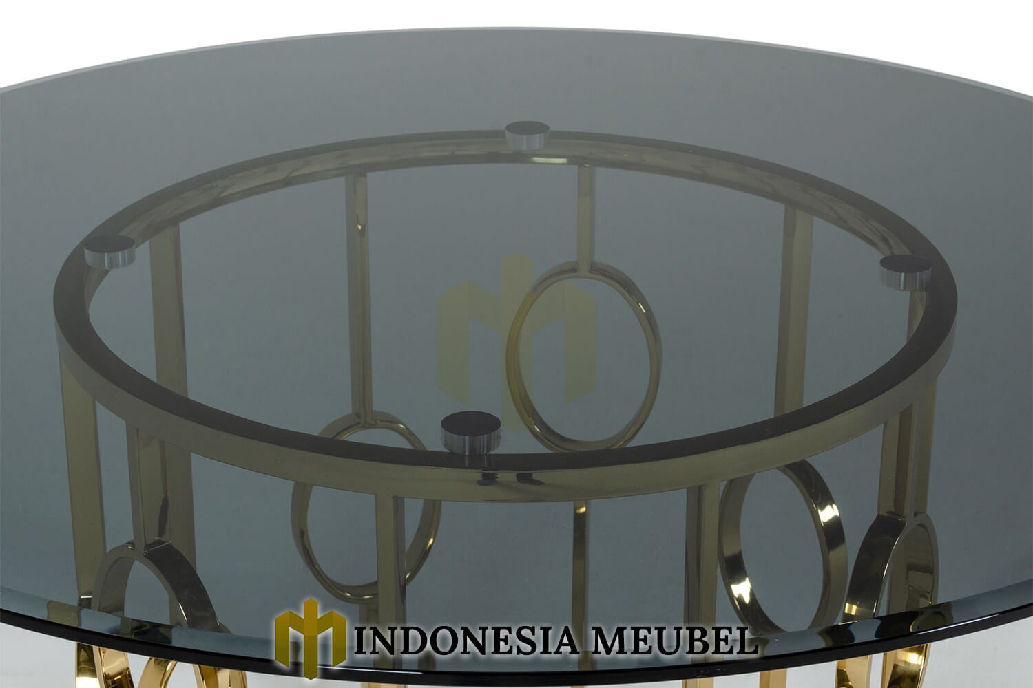 Meja Makan Minimalis Bundar Modern Elegant Stainless Steel IM-819 3 Meja Makan Minimalis Bundar Modern Elegant Stainless Steel IM-819.2