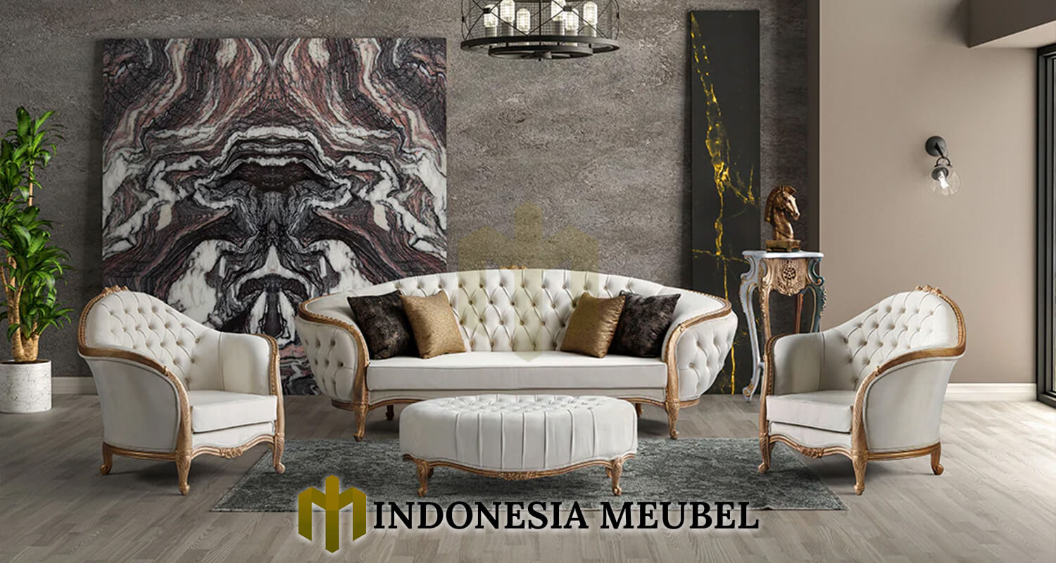 Sofa Tamu Jepara Terbaru Elegant Classic Best Seller IM-834