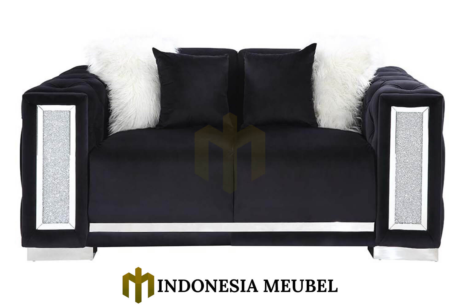 Sofa Minimalis Chesterfield Modern Style Diamond Glass IM-935