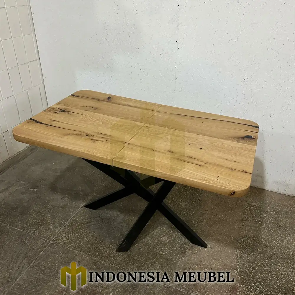 Harga Meja Makan Jepara Minimalis Industrial Style IM-952 2 Harga Meja Makan Jepara Minimalis Industrial Style IM-952.1