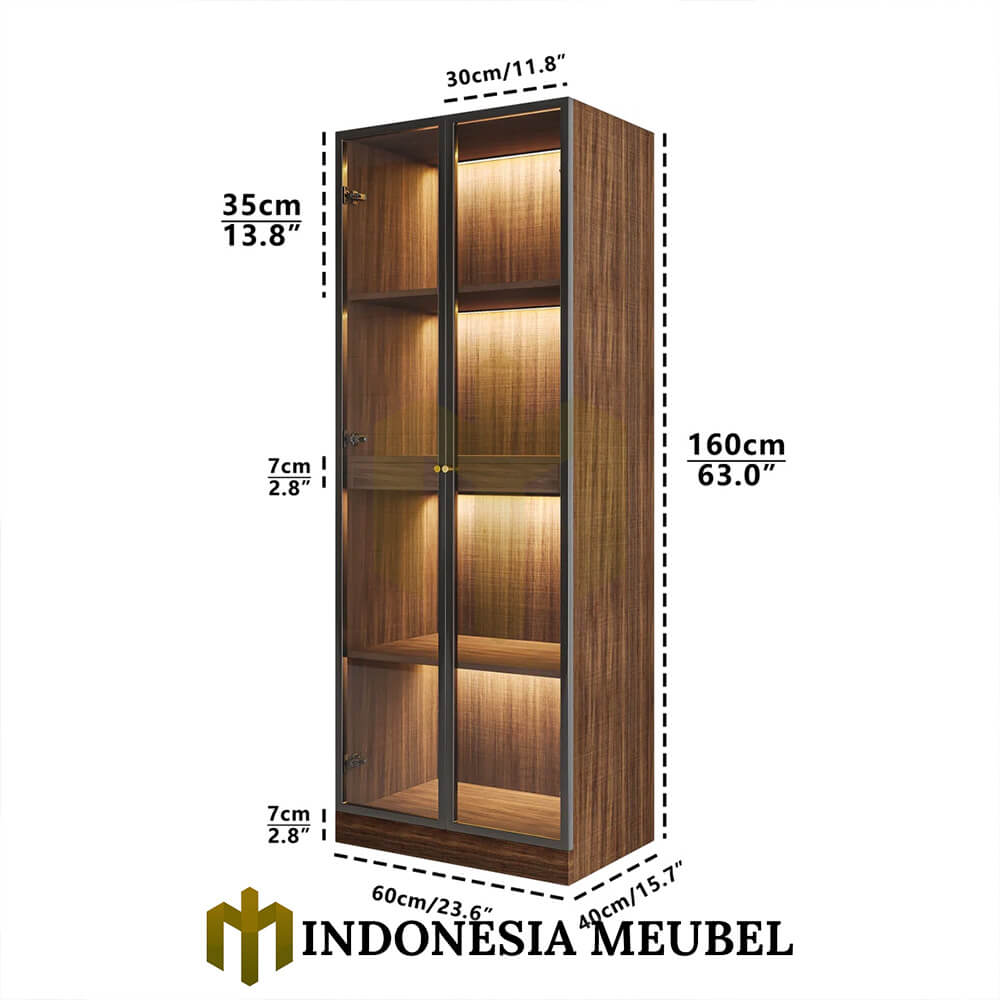 Lemari Pajangan Kaca Minimalis Modern Ramadhan Sale IM-986 3 Lemari Pajangan Kaca Minimalis Modern Ramadhan Sale IM-986.2