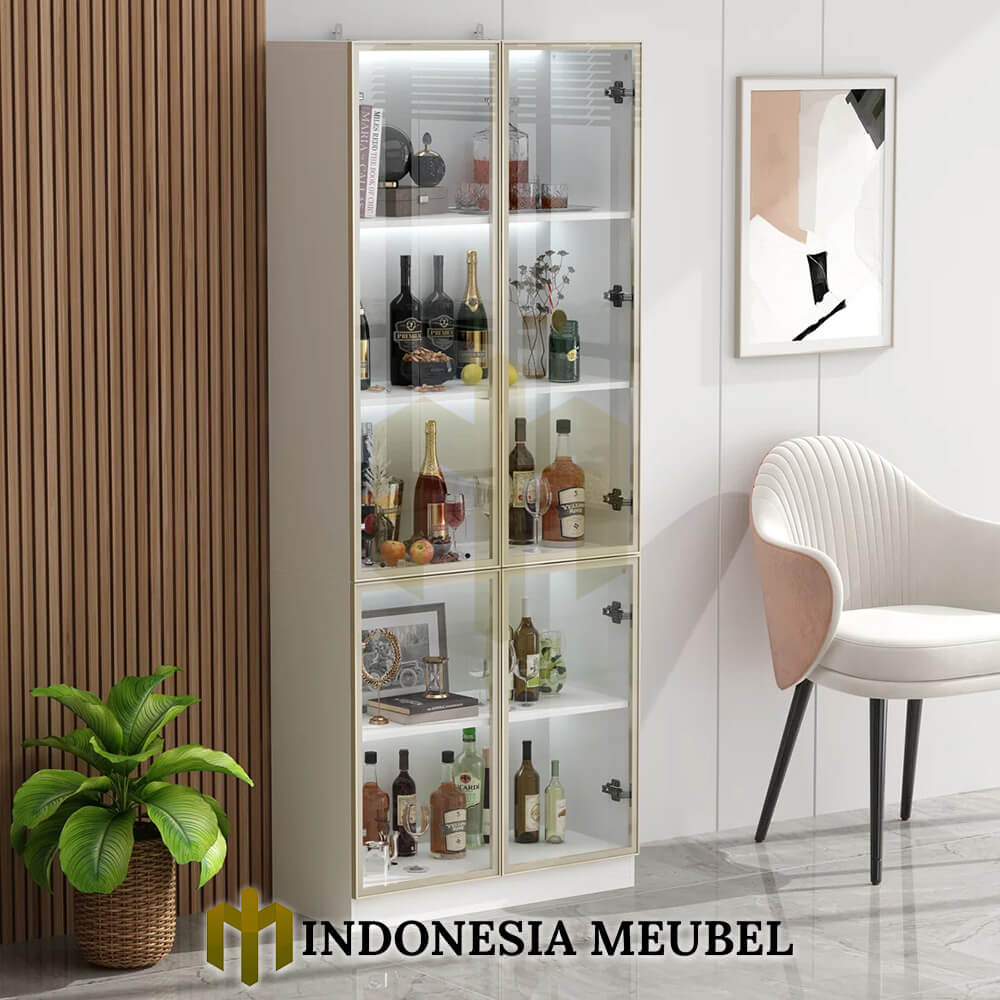 Lemari Pajangan Wine Minimalis Modern With LED IM-987 2 Lemari Pajangan Wine Minimalis Modern With LED IM-987.1