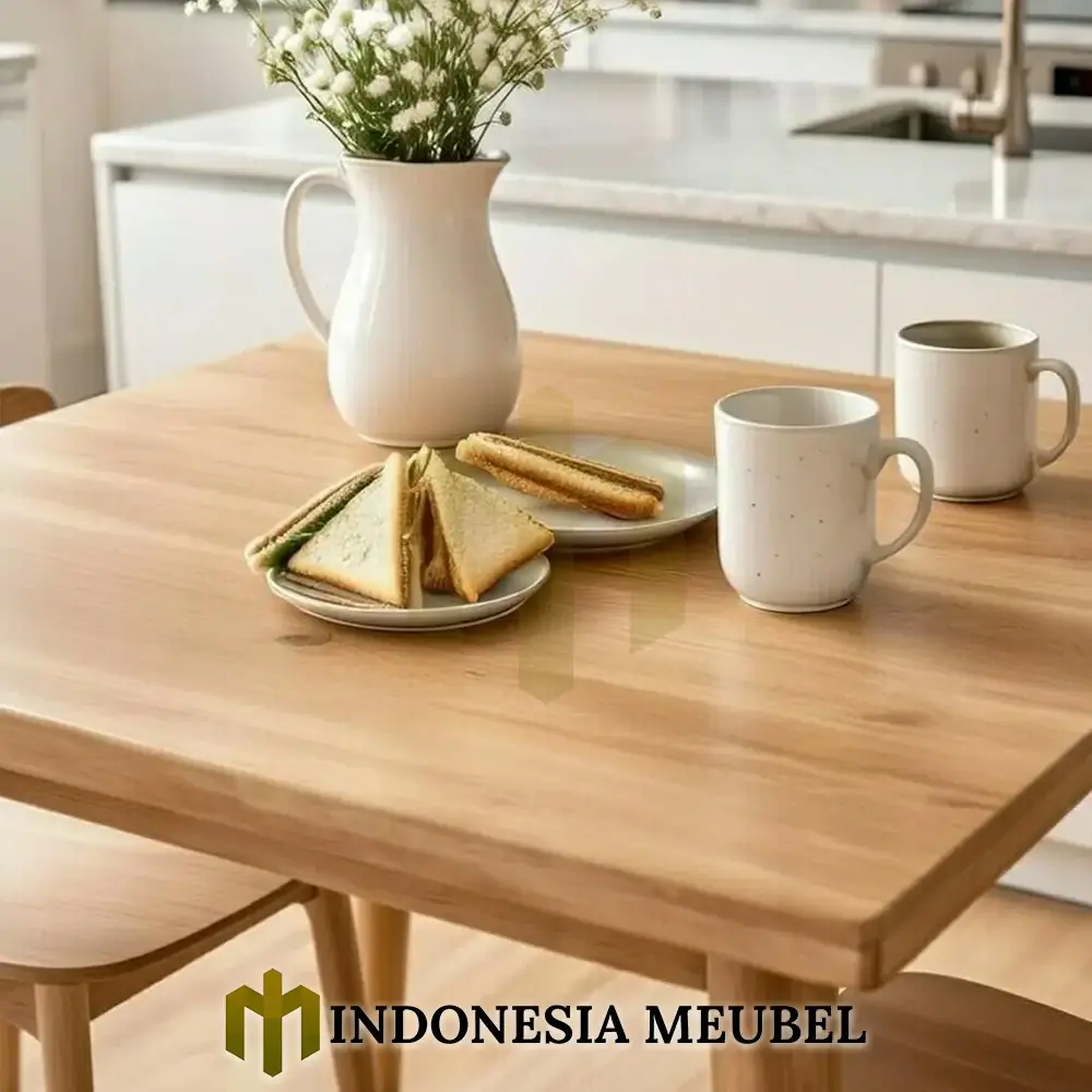 Meja Makan Jati Minimalis Waterbase Color IM-951 3 Meja Makan Jati Minimalis Waterbase Color IM-951.2