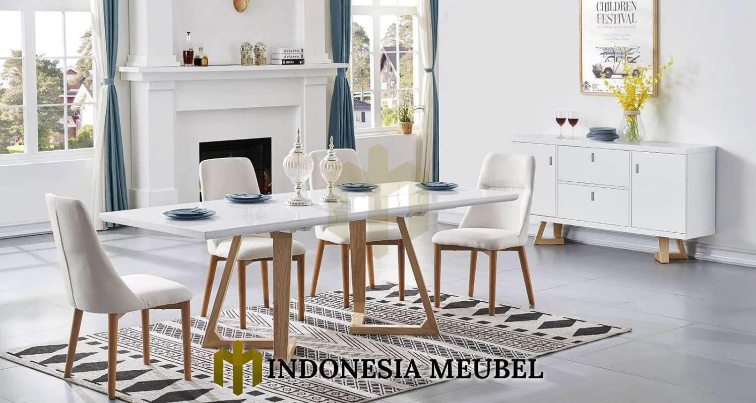 Meja Makan Scandinavian Style Minimalis Ramadhan Sale IM-984 1 Meja Makan Scandinavian Style Minimlais Ramadhan Sale IM-984
