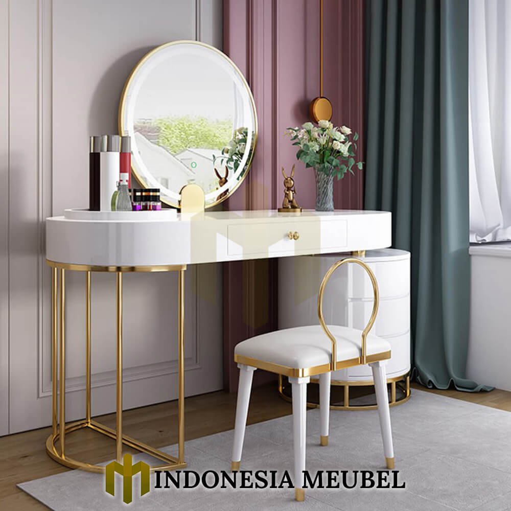 Meja Rias Putih Duco Minimalis Elegant Model IM-963 2 Meja Rias Putih Duco Minimalis Elegant Model IM-963.1