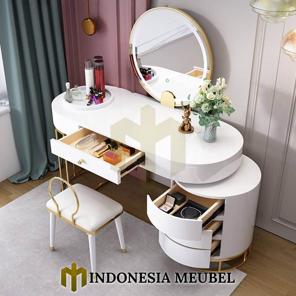 Meja Rias Putih Duco Minimalis Elegant Model IM-963 3 Meja Rias Putih Duco Minimalis Elegant Model IM-963.2