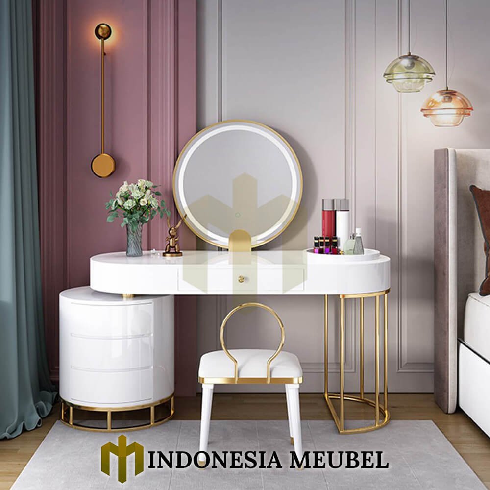 Meja Rias Putih Duco Minimalis Elegant Model IM-963