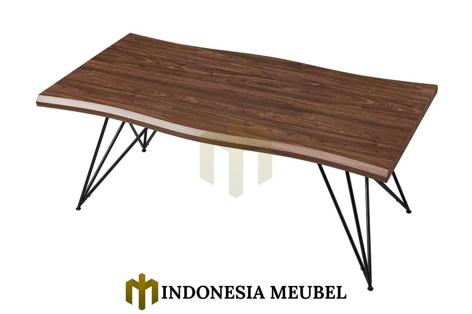 Model Meja Makan Industrialis Kayu Solid Desain Cantik IM-983 2 Model Meja Makan Industrialis Kayu Solid Desain Cantik IM-983.1