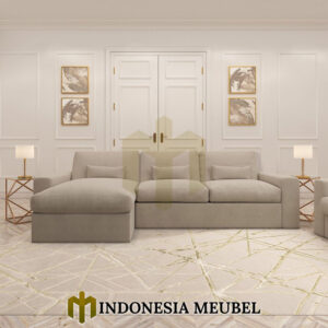 Home 3 Sofa L Minimalis Set Sofa Bed Cantik Soft Royal Foam IM-978