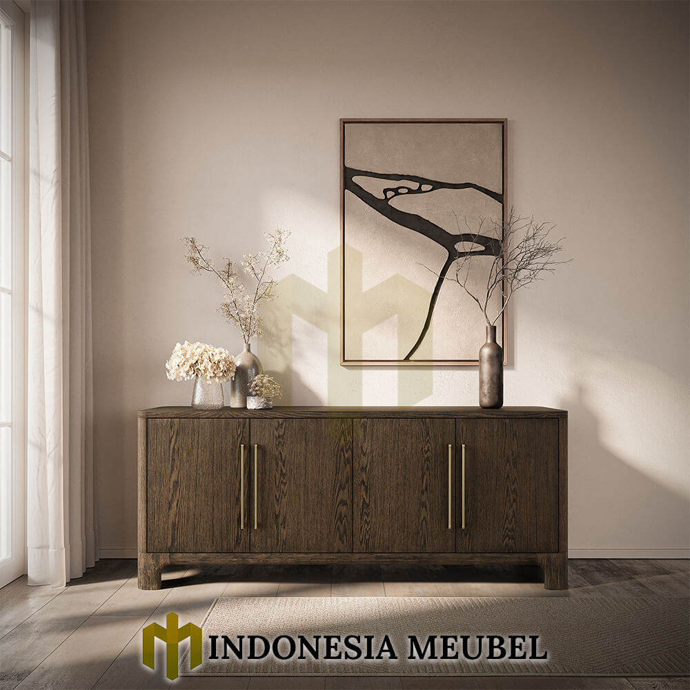 Bufet TV Minimalis Jati Modern Interior Design IM-1030 1 Bufet TV Minimalis Jati Modern Interior Design IM-1030