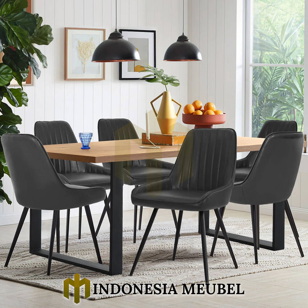 Meja Makan Industrialis Minimalis Modern Interior Design IM-1012 2 Meja Makan Industrialis Minimalis Modern Interior Design IM-1012.1