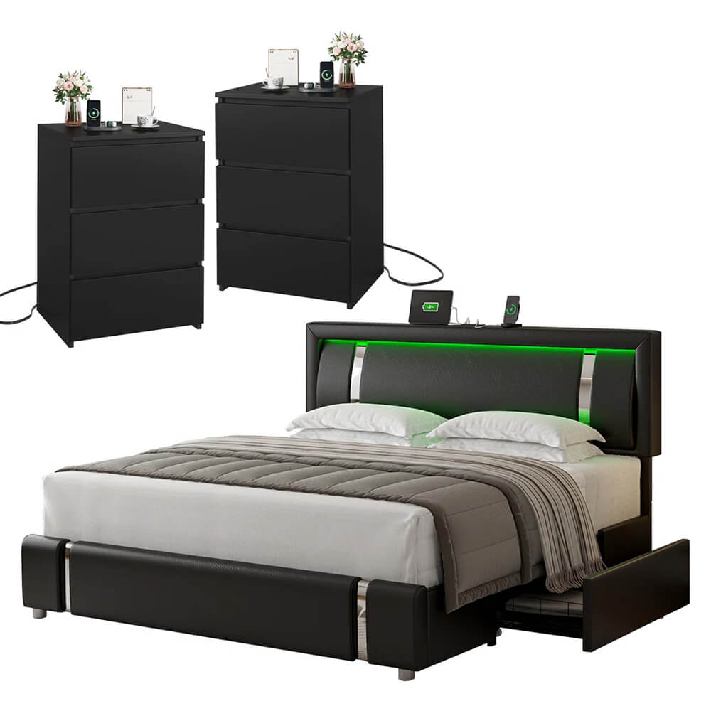 Tempat Tidur Minimalis Modern Futursitiv Style IM-1001 2 Tempat Tidur Minimalis Modern Futursitiv Style IM-1001.1