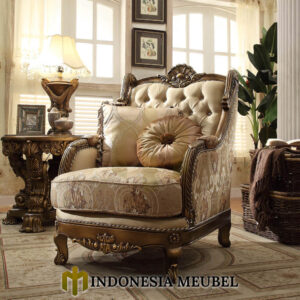 Kursi Ukiran Mewah Arm Chair Luxury Design Furniture Jepara IM-1094