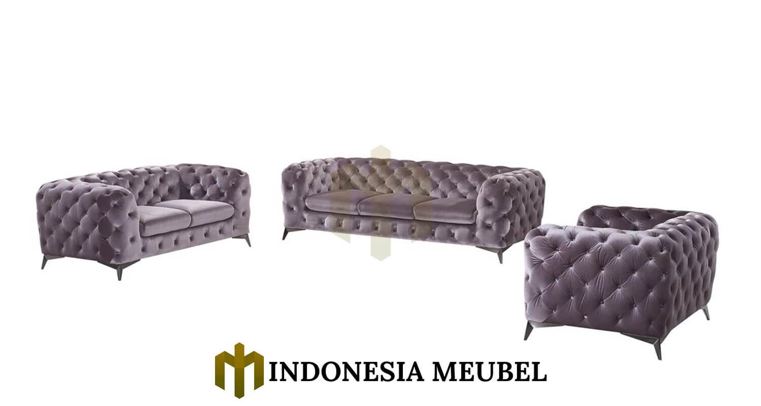 Set Sofa Chesterfield Modern Minimalis New Stainless Steel IM-1047 3 Set Sofa Chesterfield Modern Minimalis New Stainless Steel IM-1047.2