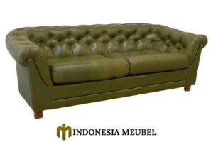 Sofa Minimalis Chesterfield Jepara Kulit Original New Model IM-1052