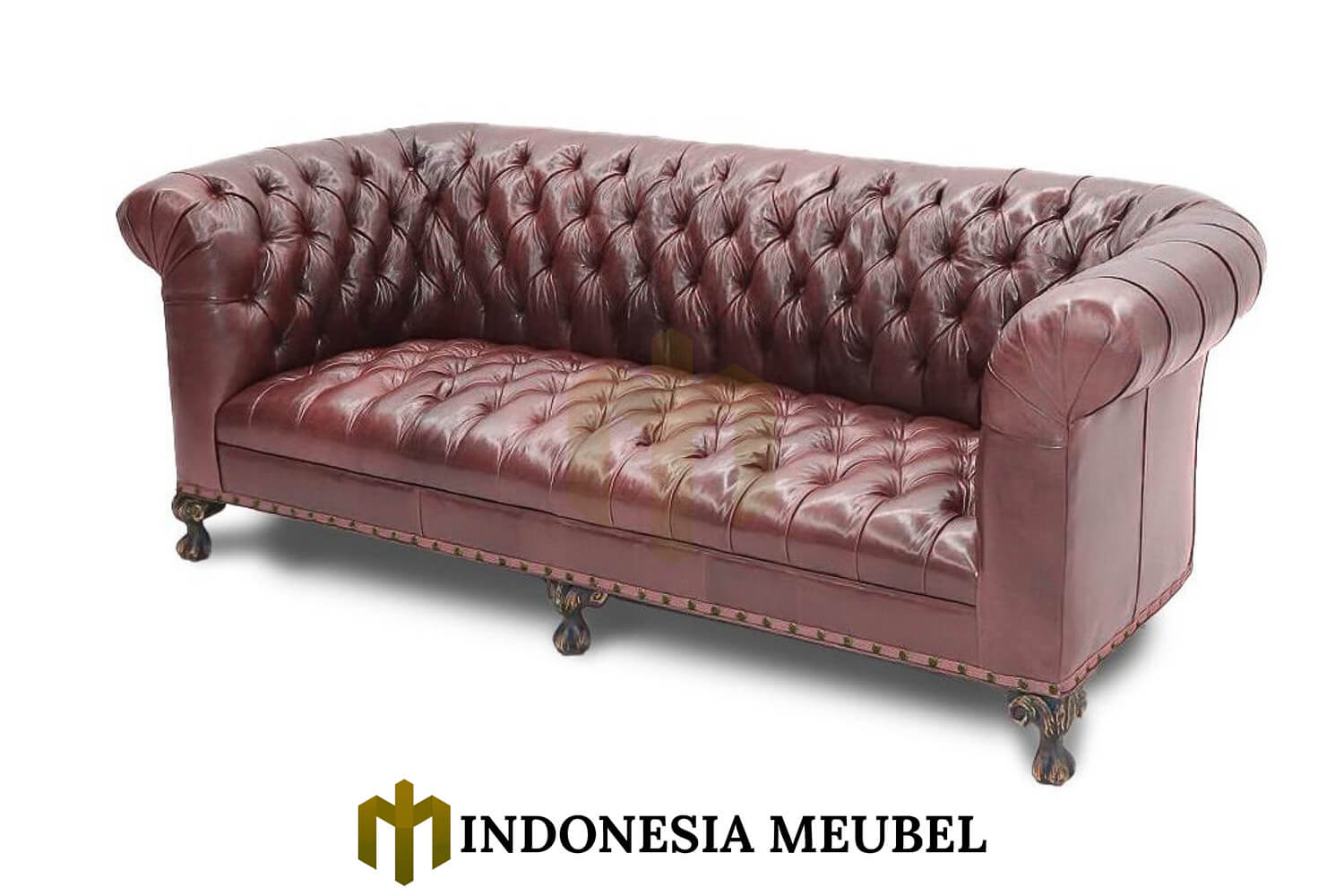 Sofa Tamu Chesterfield Kulit Sapi Classic Elegant IM-1050 2 Sofa Tamu Chesterfield Kulit Sapi Classic Elegant IM-1050.1