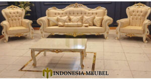 Sofa Tamu Jepara Ukiran Klasik Solid Duco IM-1069