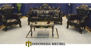 Sofa Tamu Ukiran Jepara Solid Duco Classic Style IM-1070