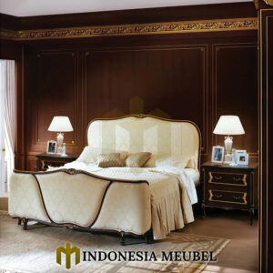 Tempat Tidur Mewah Klasik Jati Elegant Design IM-1085