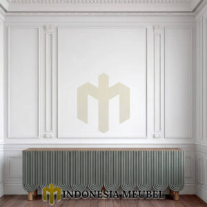 Bufet TV Minimalis Jepara Desain Unik Solid Duco IM-1122