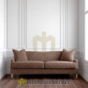 Sofa Minimalis 2 Seater Vintage Linen Fabric IM-1117