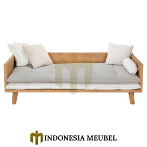 Sofa Outdoor Minimalis Jati Recline Design Sofa Bed Premium IM-1140