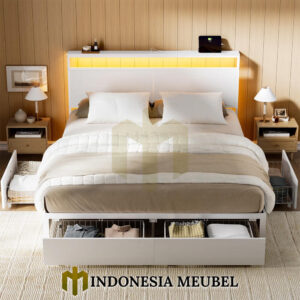 Home 4 Tempat Tidur Minimalis Futuristic Style Mebel Jepara IM-1125